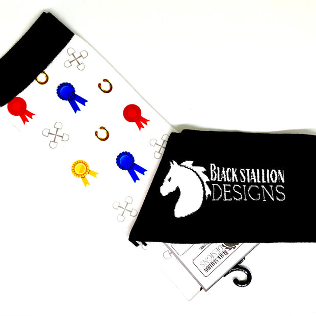 Black Stallion Designs - Equestrian Boot Socks - Child Size