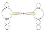 Happy Mouth Jointed 3-Ring Gag Bit
