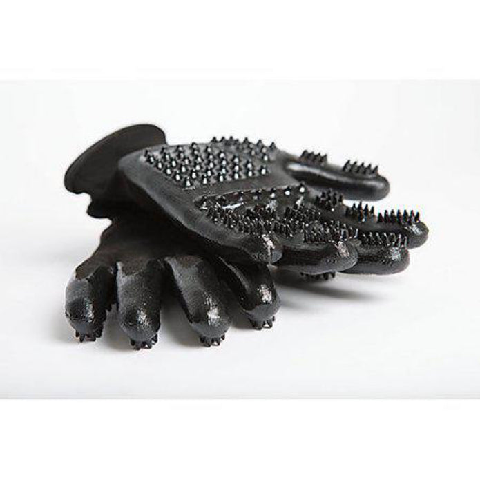 Handson Pet Grooming Gloves for Shedding & Bathing