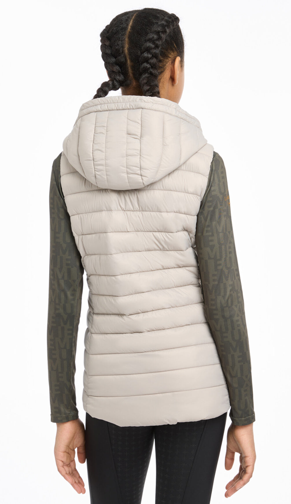 LeMieux Young Rider Milly Puffer Vest - Ash