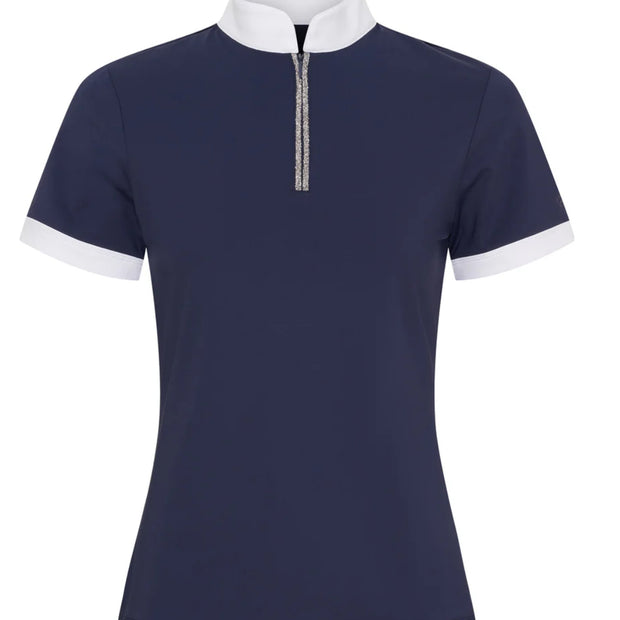 Catago Nice Short Sleeve Tech Show Shirt - Navy
