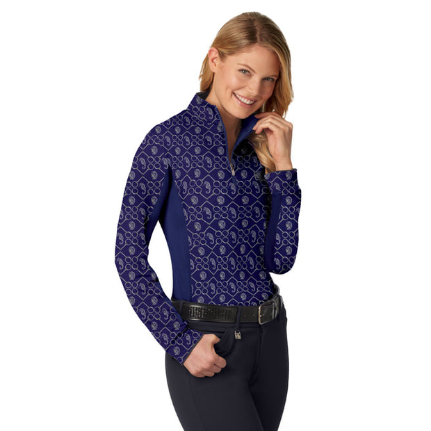 Romfh Ladies Print Long Sleeve Sun Shirt - Floral
