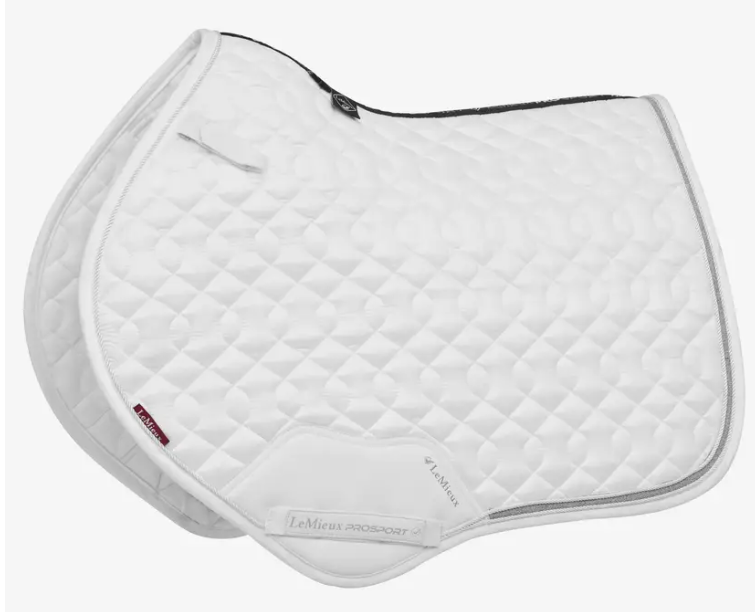 Suede Crystal Close Contact Pad - White