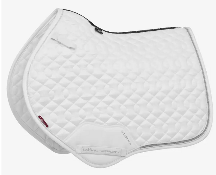 Suede Crystal Close Contact Pad - White