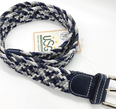 USG Stretch Belt - White / Grey / Navy