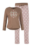 Horse Dreams Pajama Set - Tan