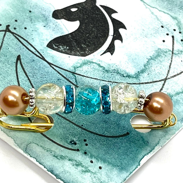 Handmade Stock Pins - 2" Gold