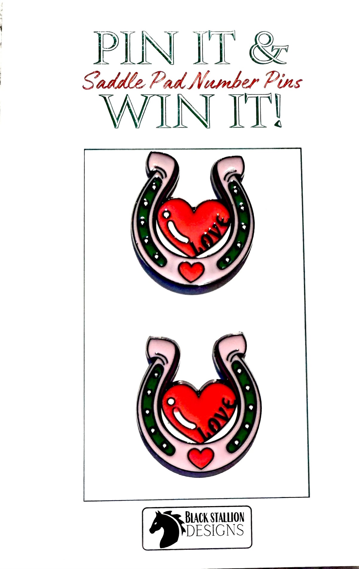 Pin It & Win It Saddle Pad Number Pins