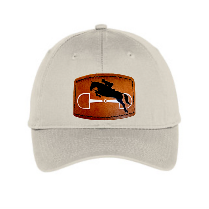 Black Stallion Designs - Leather Patch Ball Cap