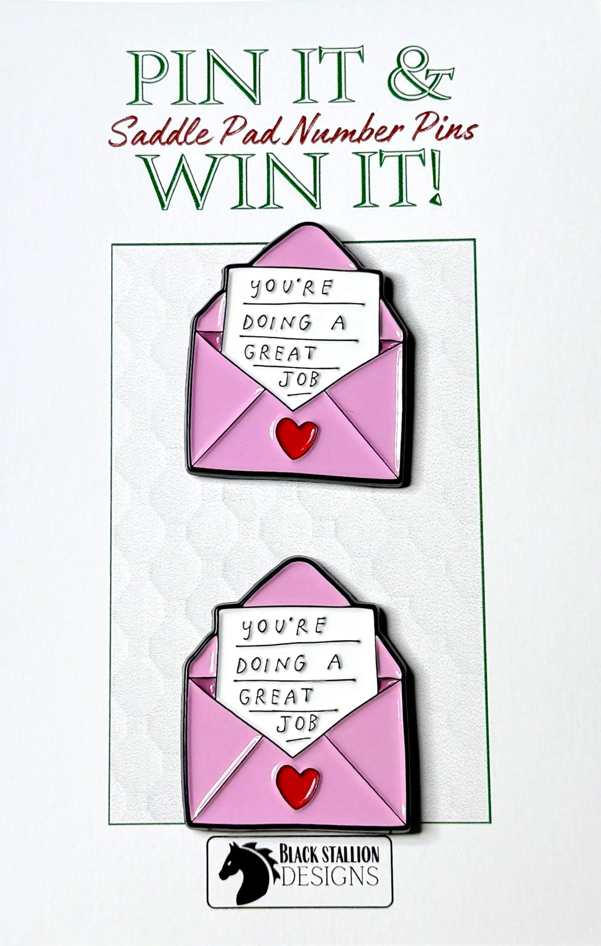Pin It & Win It Saddle Pad Number Pins