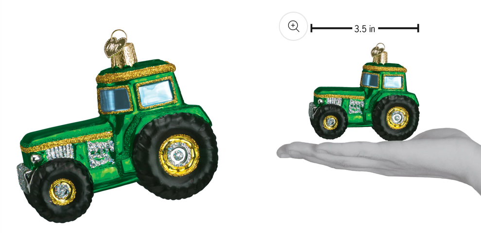Old World Christmas - Tractor