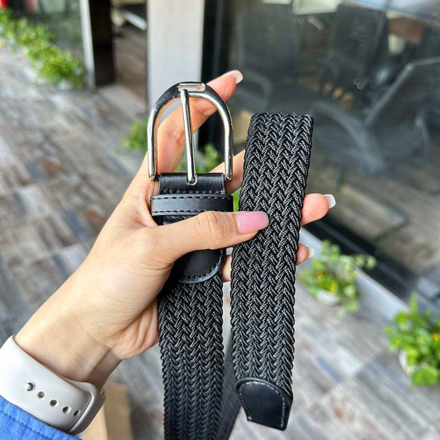 Black Stallion Designs - Woven Web Belt - Stirrup Buckle