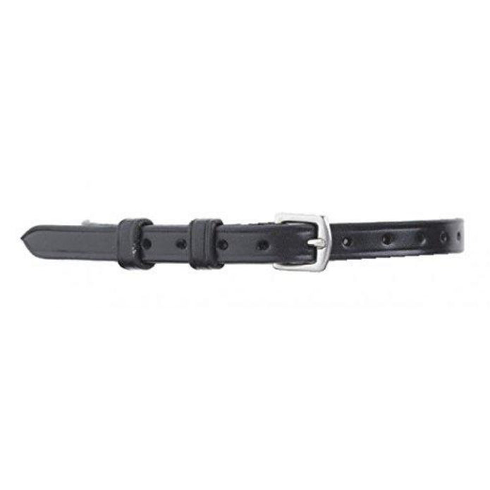 Ovation® Premium Spur Straps with Square Buckles (Black )