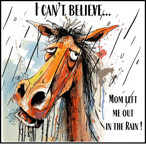 I Can't Believe Mom Left Me Out In The Rain