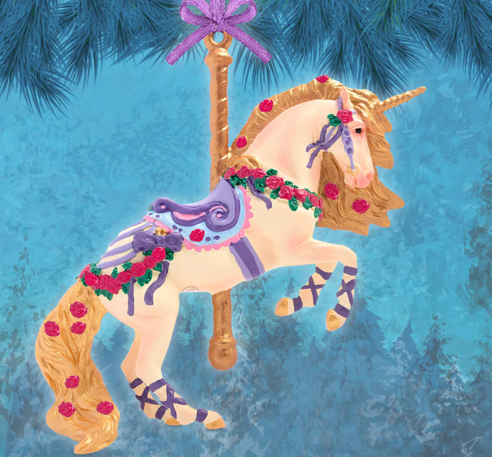 2022 Breyer Holiday Carousel Ornament - Rosalie