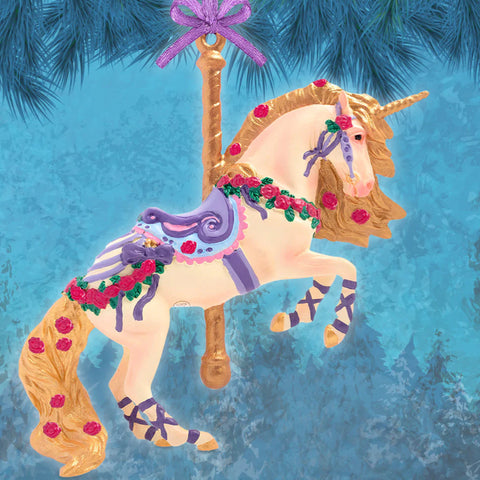 2022 Breyer Holiday Carousel Ornament - Rosalie