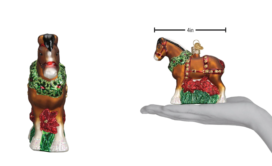 Old World Christmas - Holiday Clydesdale