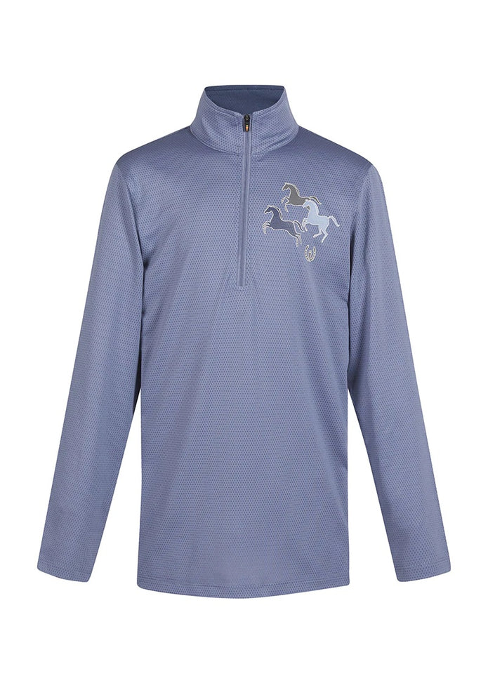 Kerrits Kids Aire Ice Fil Long Sleeved Shirt - Waterloo