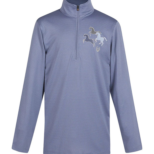 Kerrits Kids Aire Ice Fil Long Sleeved Shirt - Waterloo