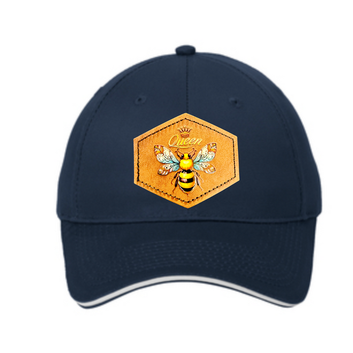 Black Stallion Designs - Leather Patch Ball Cap