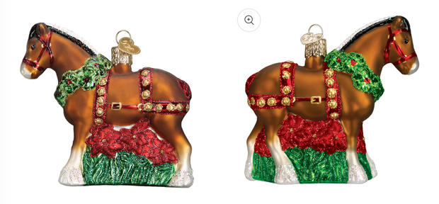 Old World Christmas - Holiday Clydesdale