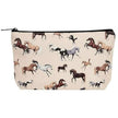 AWST INT L lila All Over Cosmetic Pouch- Medium