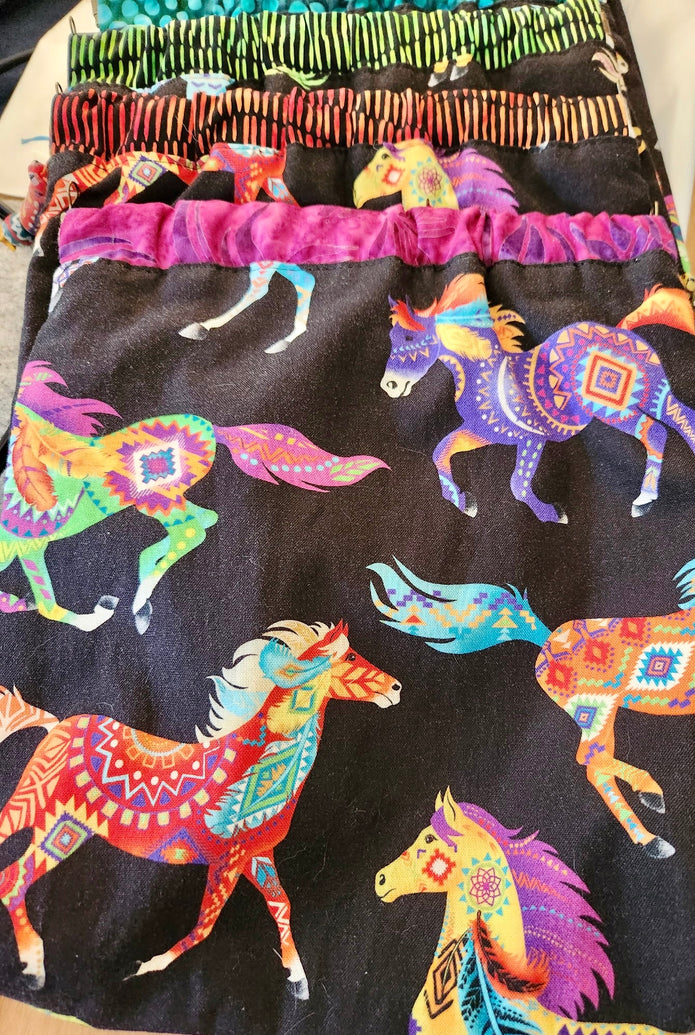Black Stallion Designs - Horse Print Pouch