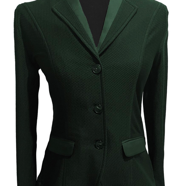 Anademi Mesh Show Coat - Hunter Green