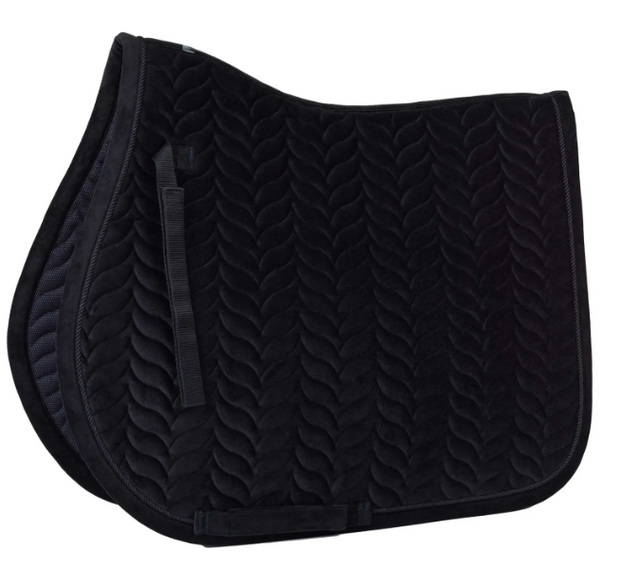 HORZE Velvet Wave All Purpose Saddle Pad - Barely Pink