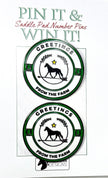 Pin It & Win It Saddle Pad Number Pins
