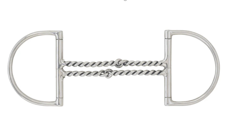 Centaur Double Twisted Wire King Dee Snaffle Bit