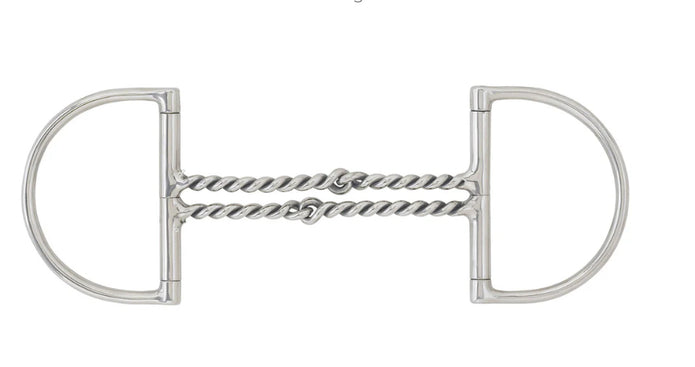 Centaur Double Twisted Wire King Dee Snaffle Bit