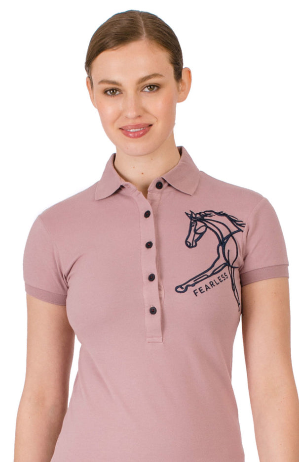 Flamboro Pique Polo - Fearless Eldeberry