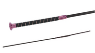 Fleck Coffee Pink Dressage Whip - 43.5” (1)