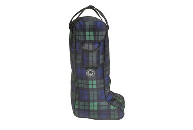 Centaur Plaid Lined Pad Tall Boot Bag
