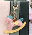 Black Stallion Designs - Leather Rocking Horse Keychain